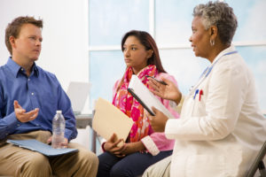 patients meeting physician